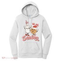 Tis The Season Christmas Santa Cookie Women's Hoodie thumb 0