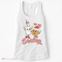 Tis The Season Christmas Santa Cookie Women's Tank Top thumb 0