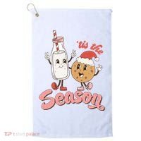 Tis The Season Christmas Santa Cookie Golf Towel thumb 0