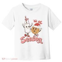 Tis The Season Christmas Santa Cookie Toddler T-Shirt thumb 0