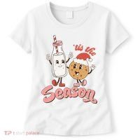 Tis The Season Christmas Santa Cookie Women's T-Shirt thumb 0