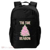 Tis The Season Pink Christmas Tree Backpack thumb 0