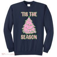 Tis The Season Pink Christmas Tree Sweatshirt thumb 0