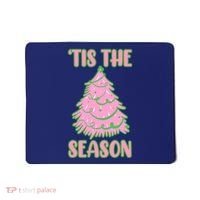 Tis The Season Pink Christmas Tree Mousepad thumb 0