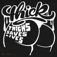 Thick Thighs Save Lives Tee Gym Workout Thick Thighs Coaster thumb 2