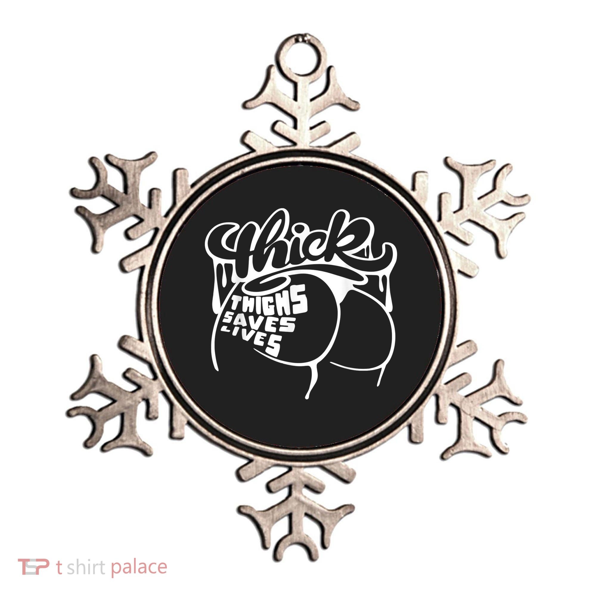 Thick Thighs Save Lives Tee Gym Workout Thick Thighs Ornament
