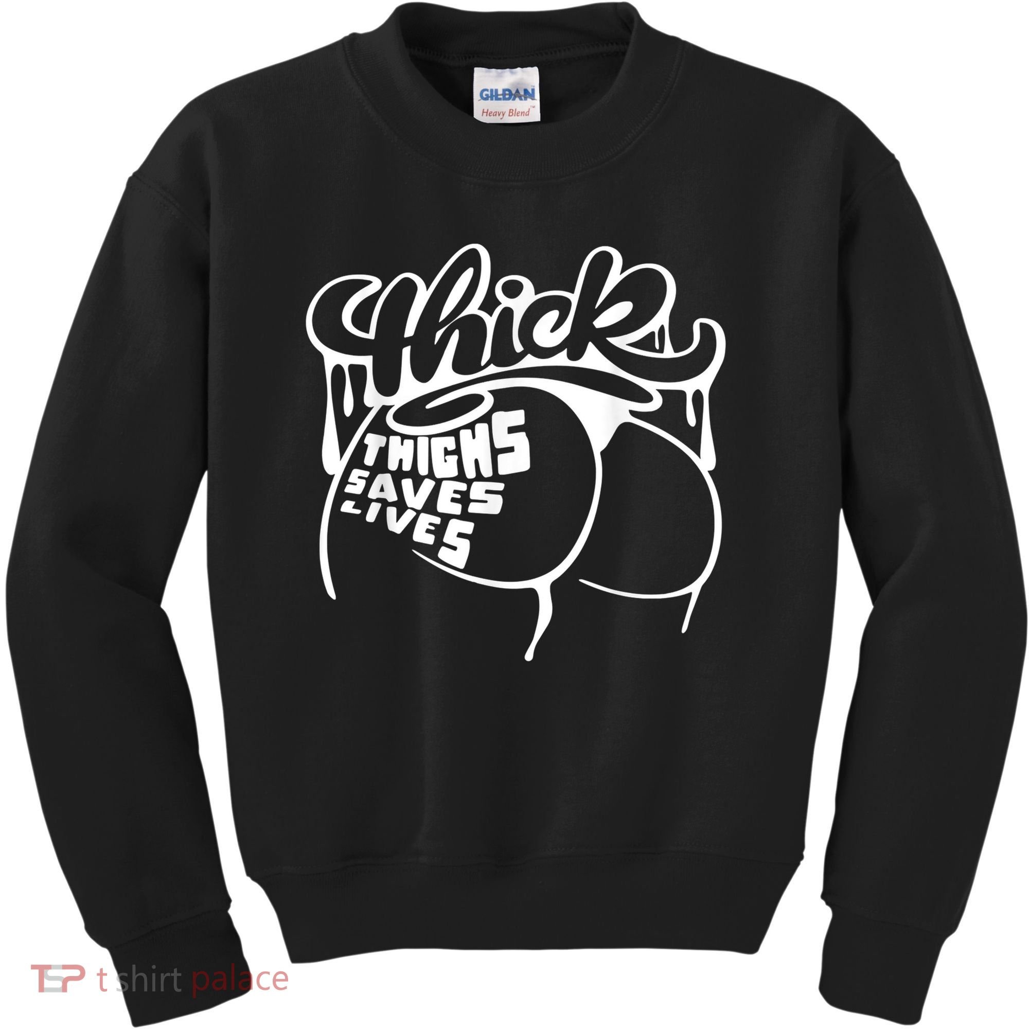 Thick Thighs Save Lives Tee Gym Workout Thick Thighs Kids Sweatshirt