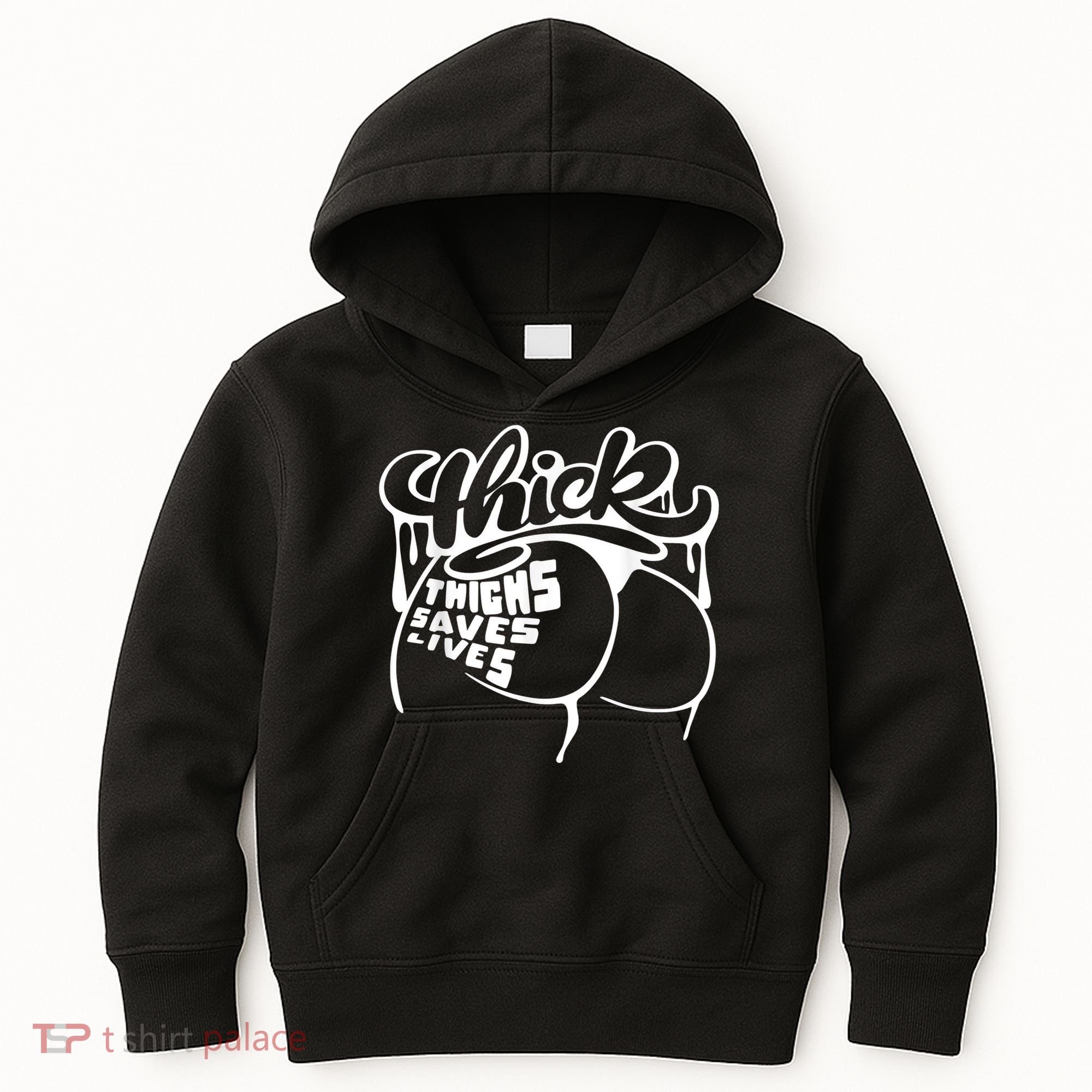Thick Thighs Save Lives Tee Gym Workout Thick Thighs Kids Hoodie