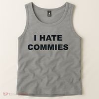 Top That Says Hate Commies Anti Commie Communism Sucks Tank Top thumb 2