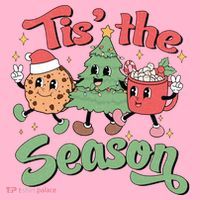Tis The Season Christmas Holiday Festive Coaster thumb 2