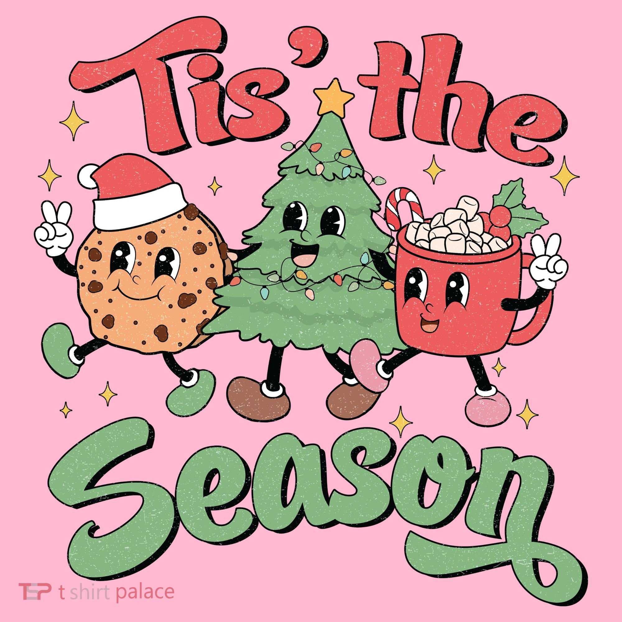 Tis The Season Christmas Holiday Festive Coaster