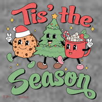 Tis The Season Christmas Holiday Festive Toddler Hoodie thumb 2