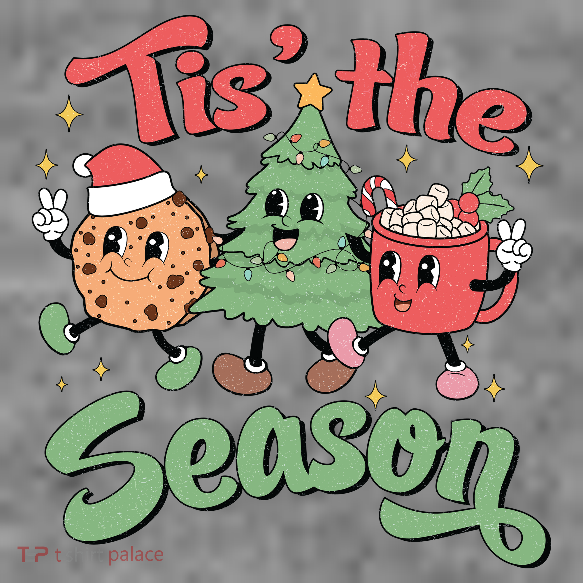 Tis The Season Christmas Holiday Festive Toddler Hoodie
