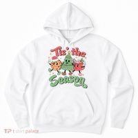 Tis The Season Christmas Holiday Festive Hoodie thumb 0