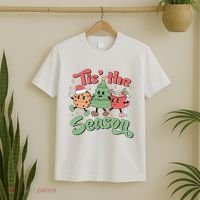 Tis The Season Christmas Holiday Festive T-Shirt thumb 2