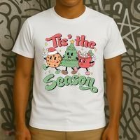 Tis The Season Christmas Holiday Festive T-Shirt thumb 3