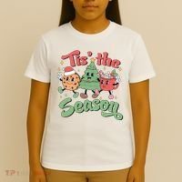 Tis The Season Christmas Holiday Festive T-Shirt thumb 4