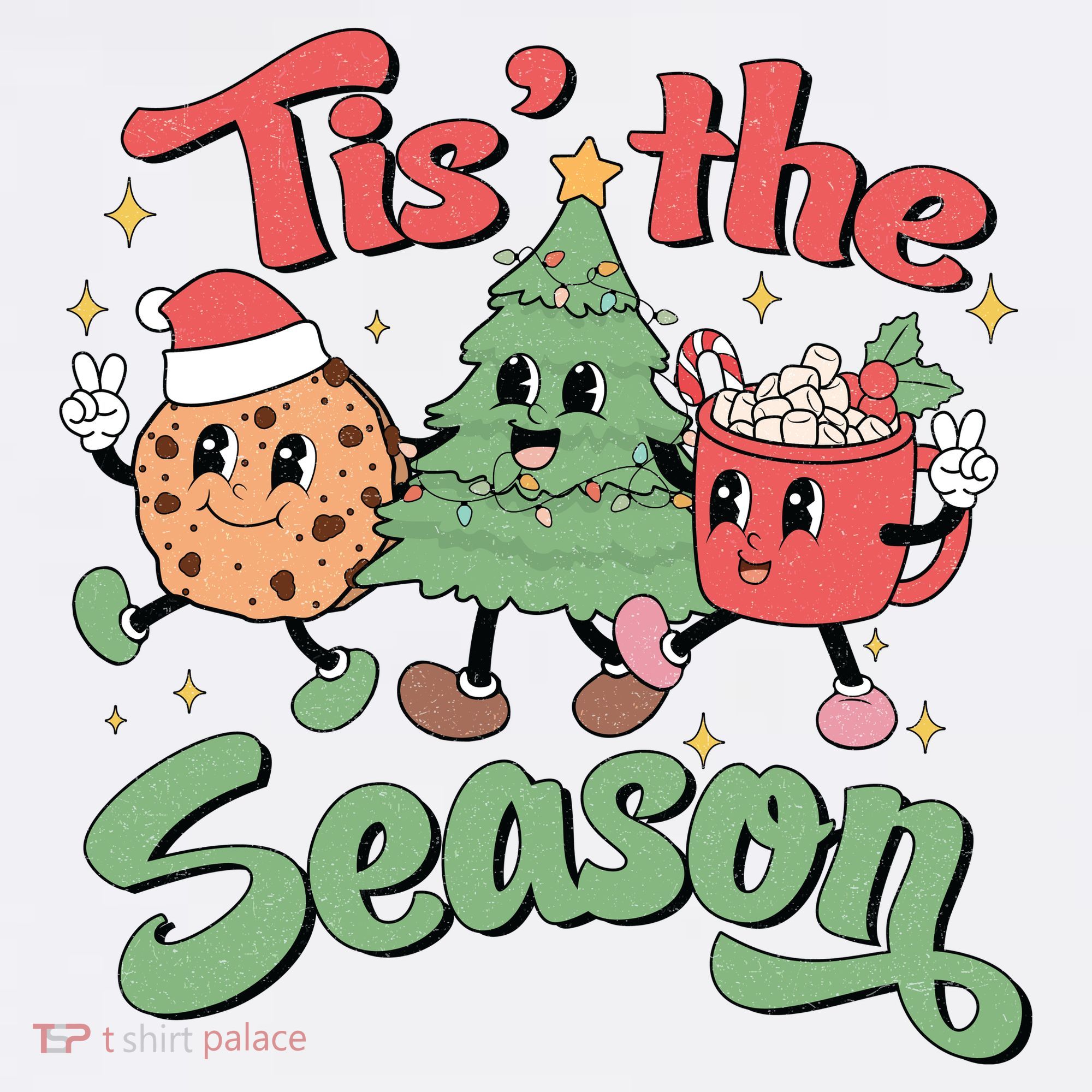 Tis The Season Christmas Holiday Festive T-Shirt