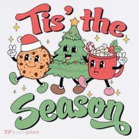 Tis The Season Christmas Holiday Festive Mousepad thumb 1