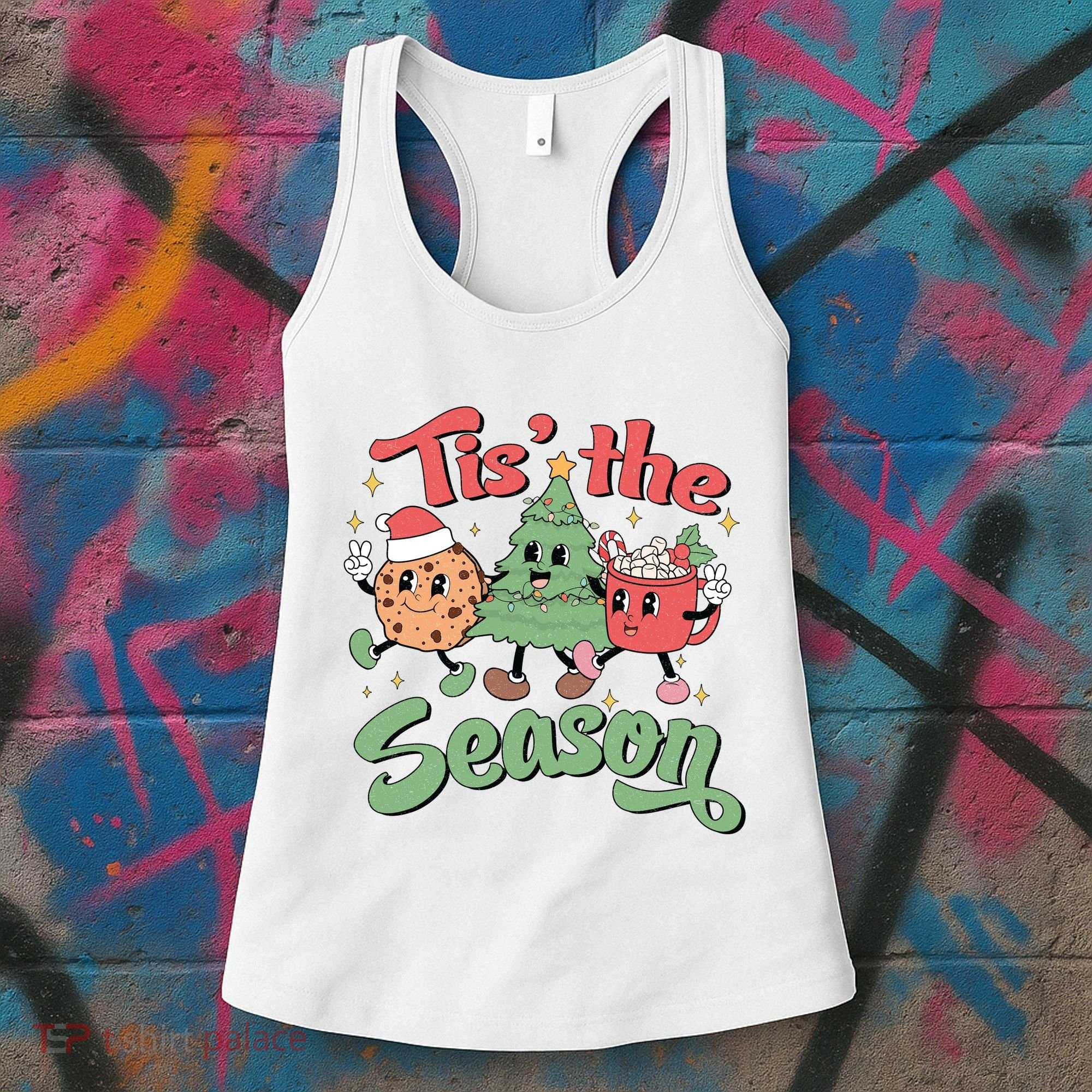 Tis The Season Christmas Holiday Festive Women's Tank Top