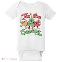 Tis The Season Christmas Holiday Festive Baby Bodysuit thumb 0