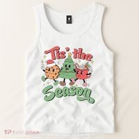 Tis The Season Christmas Holiday Festive Tank Top thumb 2