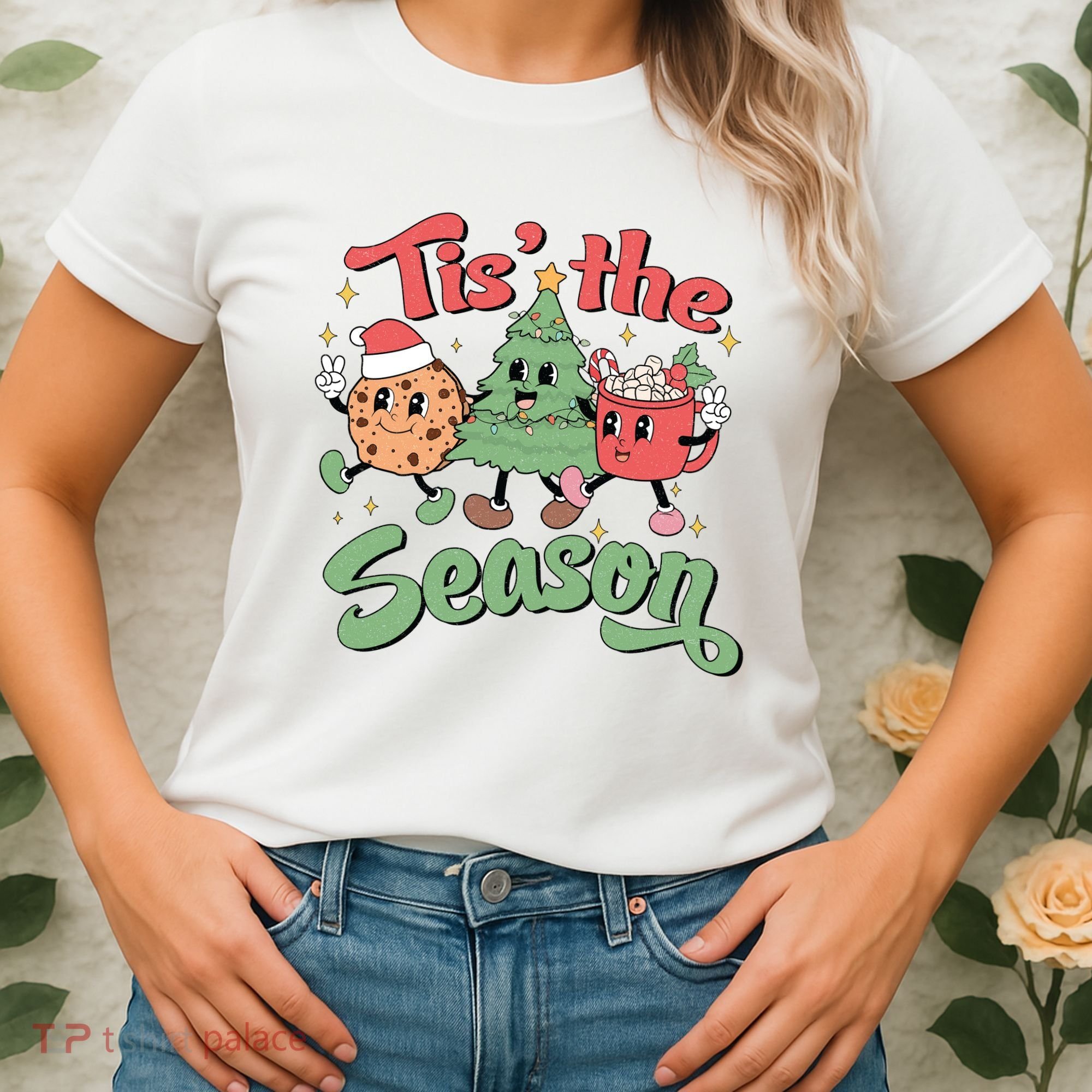 Tis The Season Christmas Holiday Festive Women's T-Shirt