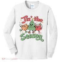 Tis The Season Christmas Holiday Festive Kids Long Sleeve Shirt thumb 0