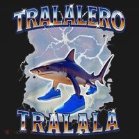 Tralalero Tralala Shark Meme Bootle Bucket Hat thumb 4