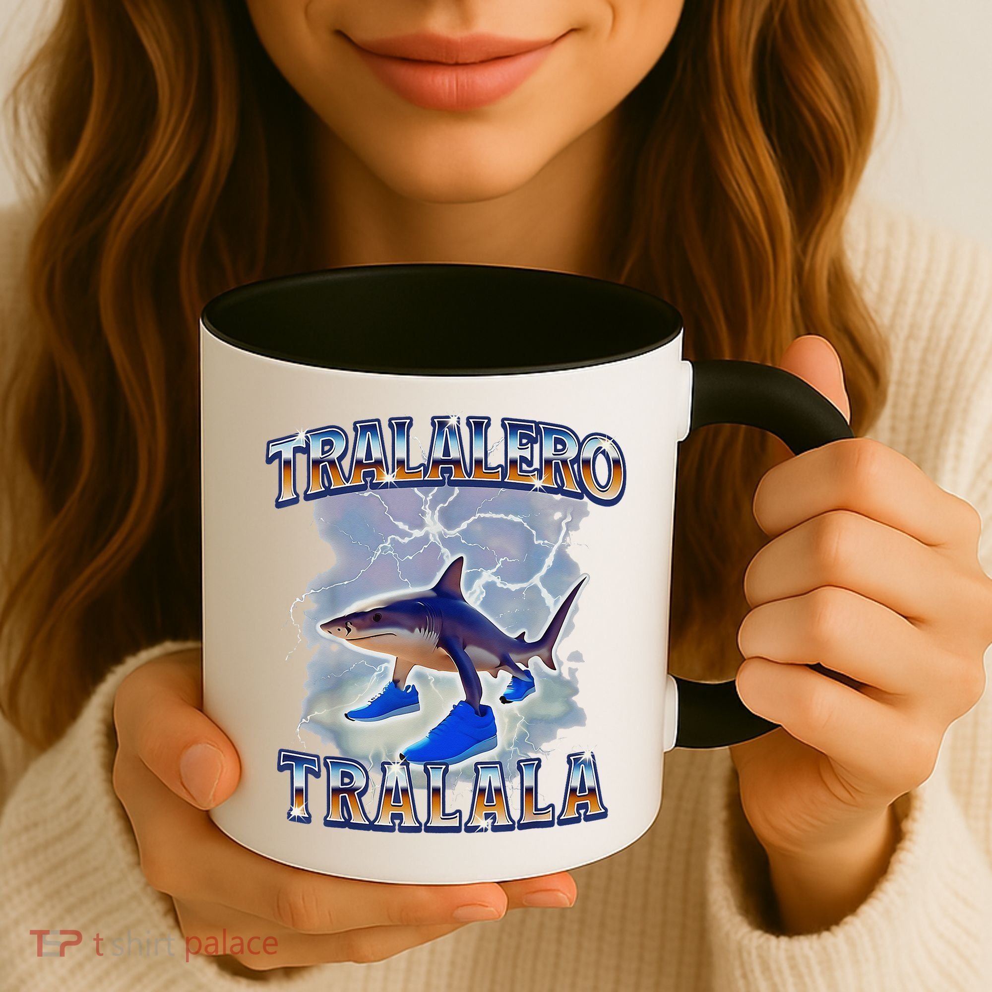 Tralalero Tralala Shark Meme Bootle Coffee Mug