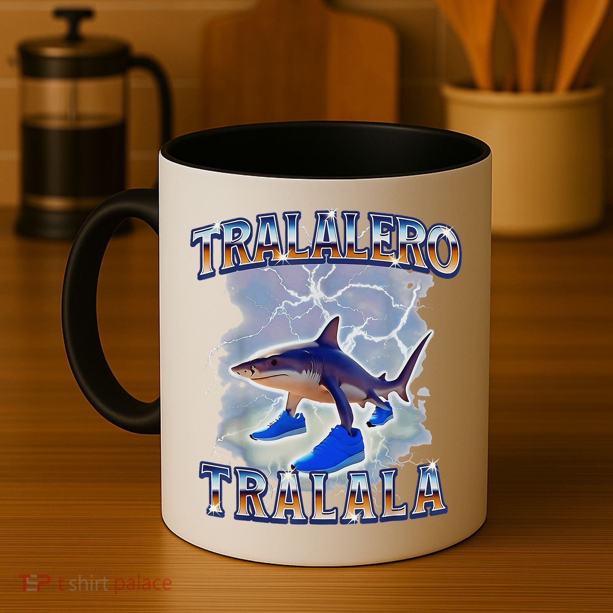 Tralalero Tralala Shark Meme Bootle Coffee Mug
