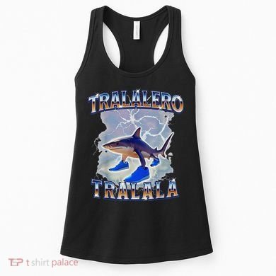 Tralalero Tralala Shark Meme Bootle Women's Tank Top