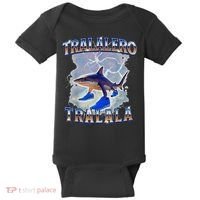 Tralalero Tralala Shark Meme Bootle Baby Bodysuit thumb 0