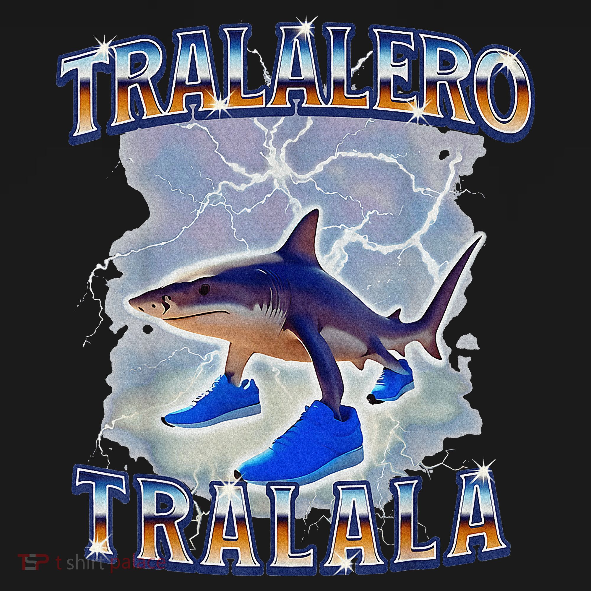 Tralalero Tralala Shark Meme Bootle Toddler Hoodie