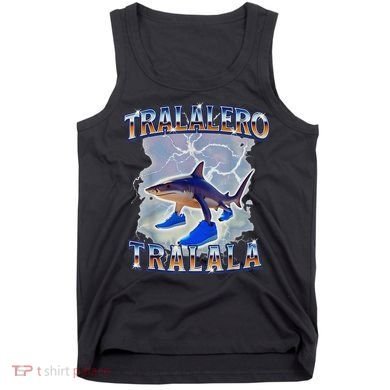 Tralalero Tralala Shark Meme Bootle Tank Top