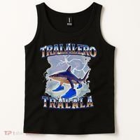 Tralalero Tralala Shark Meme Bootle Tank Top thumb 2