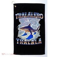Tralalero Tralala Shark Meme Bootle Golf Towel thumb 0