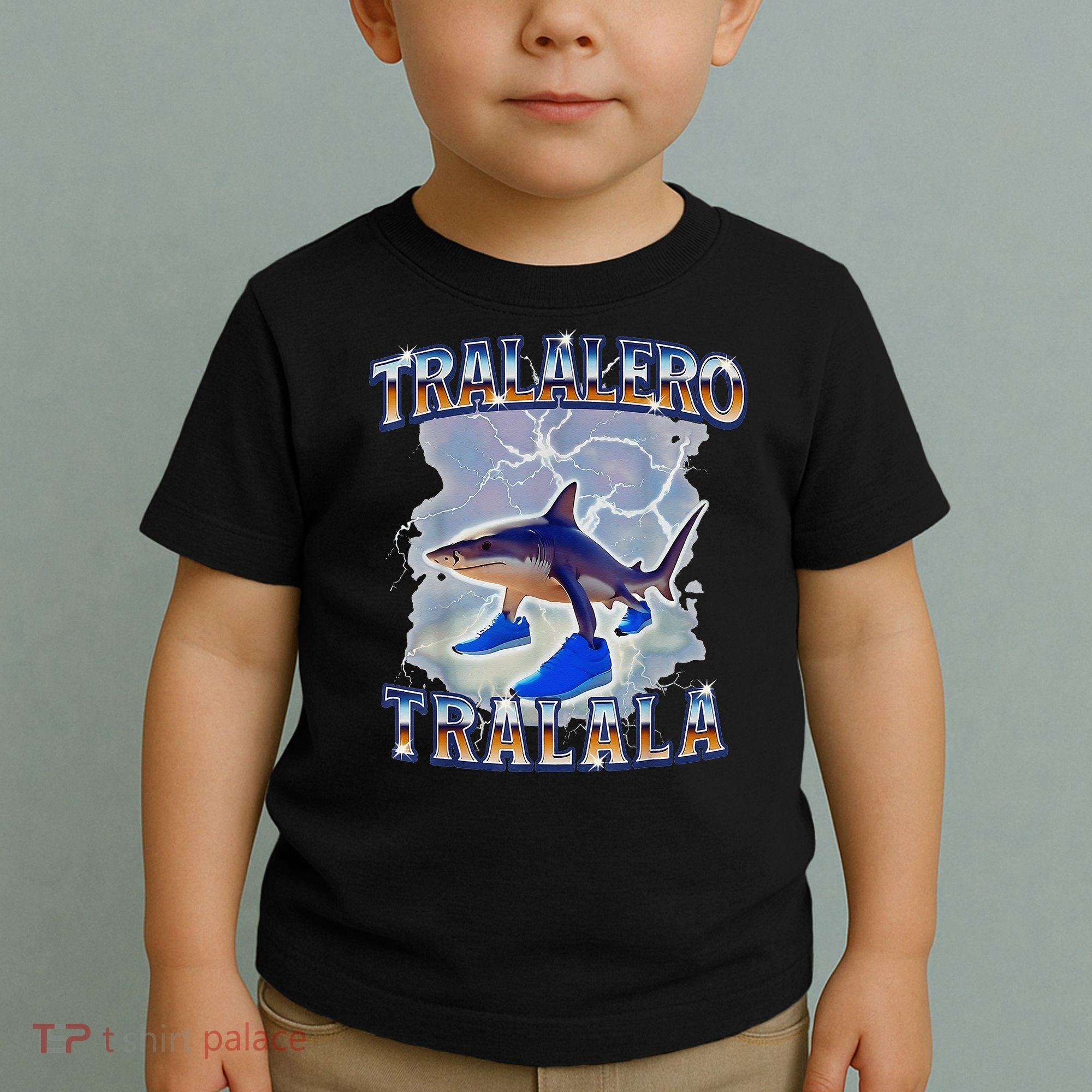 Tralalero Tralala Shark Meme Bootle Toddler T-Shirt