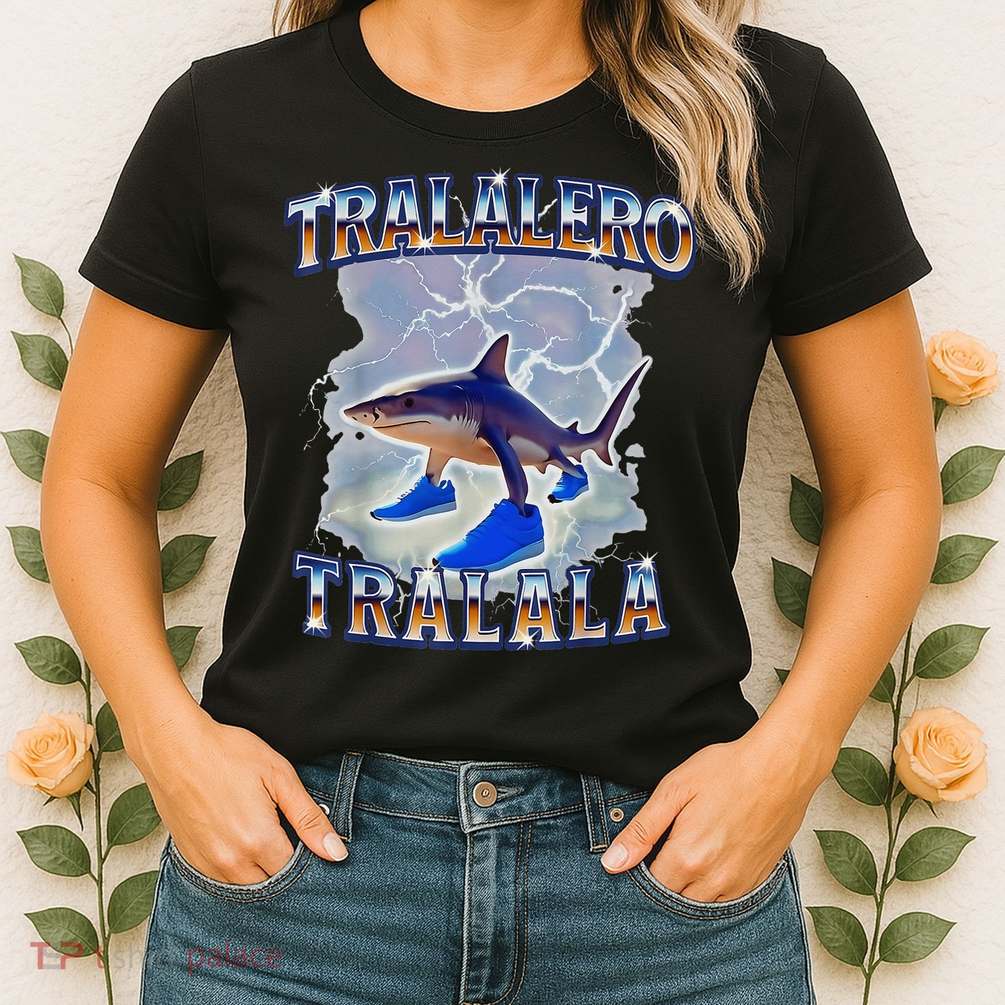 Tralalero Tralala Shark Meme Bootle Women's T-Shirt