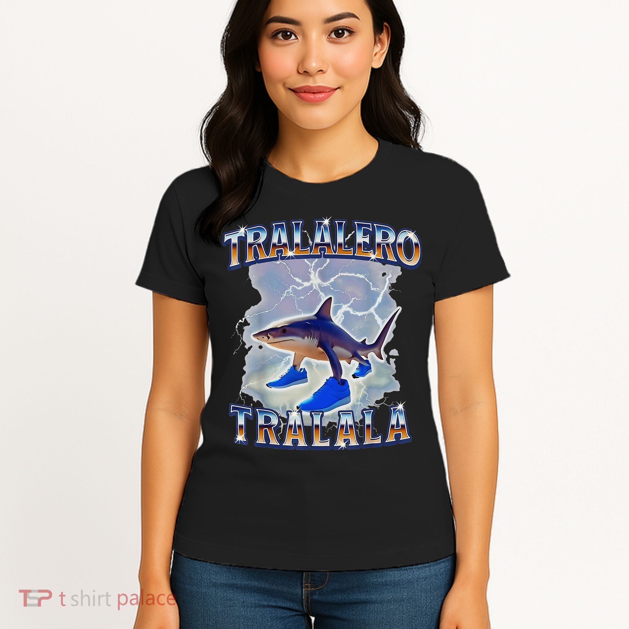 Tralalero Tralala Shark Meme Bootle Women's T-Shirt