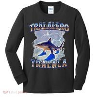 Tralalero Tralala Shark Meme Bootle Kids Long Sleeve Shirt thumb 0