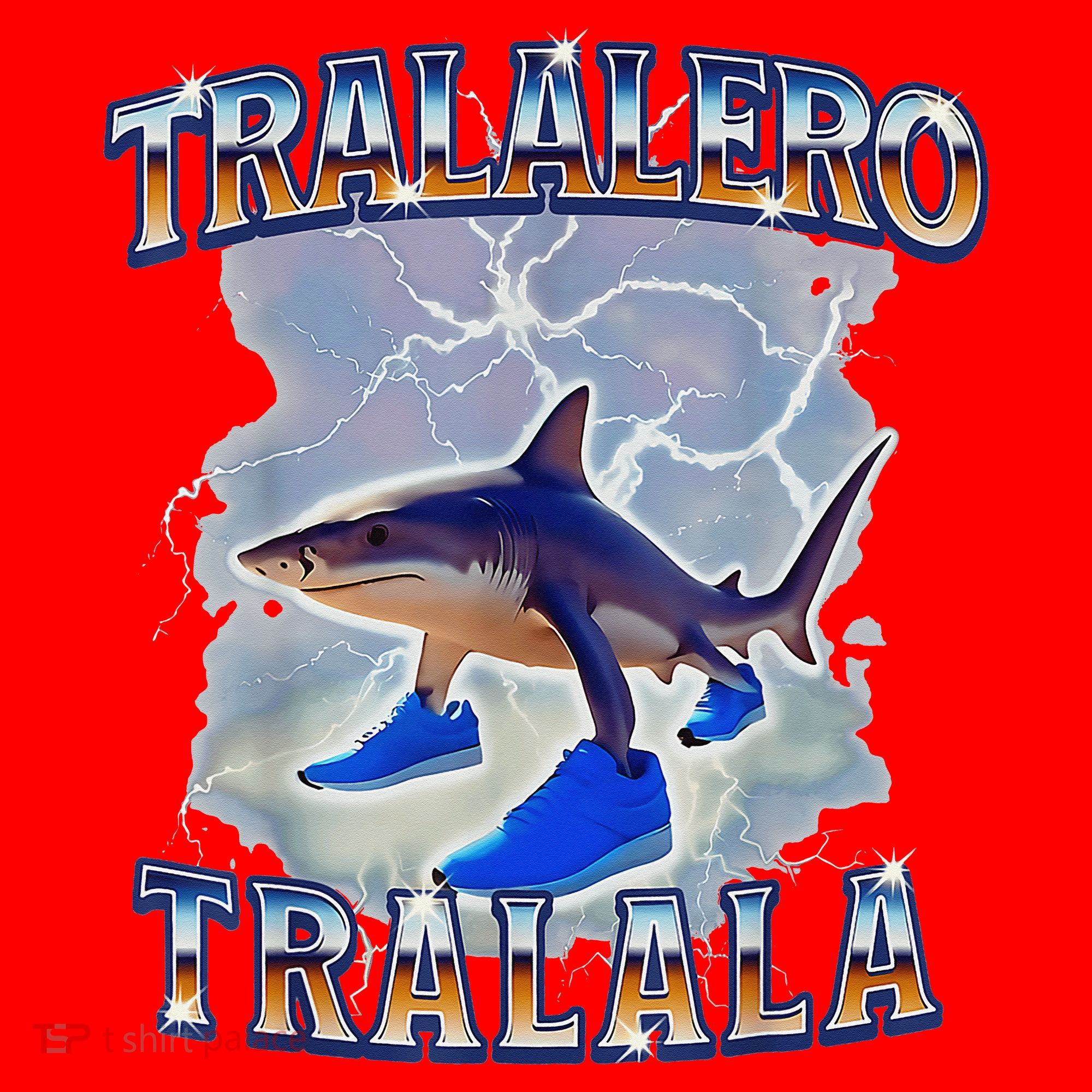 Tralalero Tralala Shark Meme Bootle Santa Hat