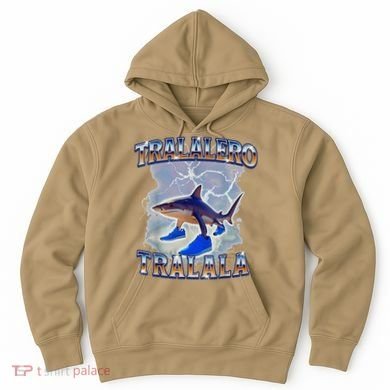 Tralalero Tralala Shark Meme Bootle Hoodie