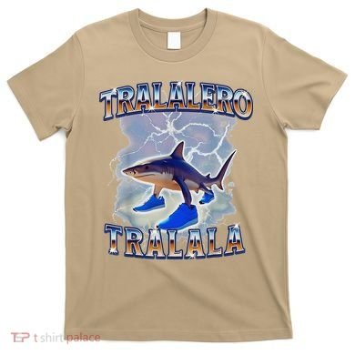 Tralalero Tralala Shark Meme Bootle T-Shirt