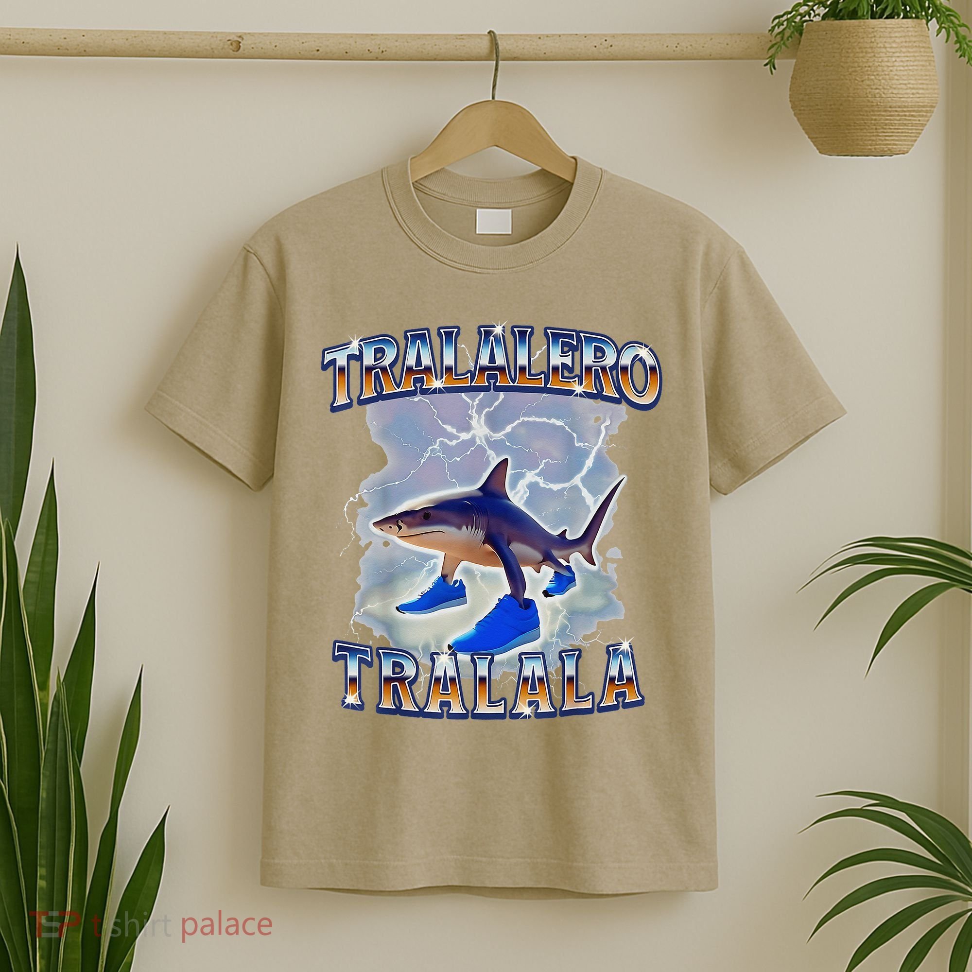 Tralalero Tralala Shark Meme Bootle T-Shirt