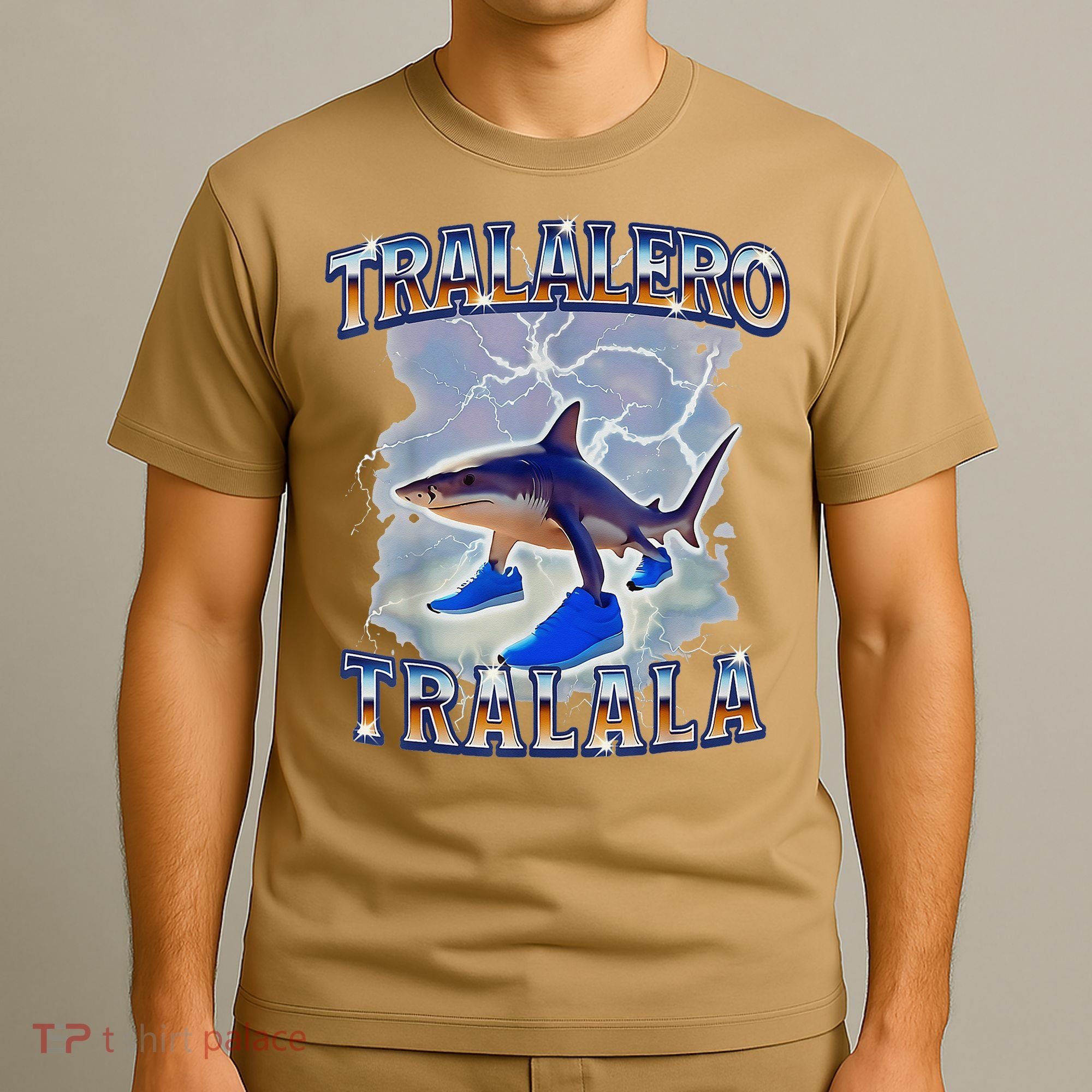 Tralalero Tralala Shark Meme Bootle T-Shirt