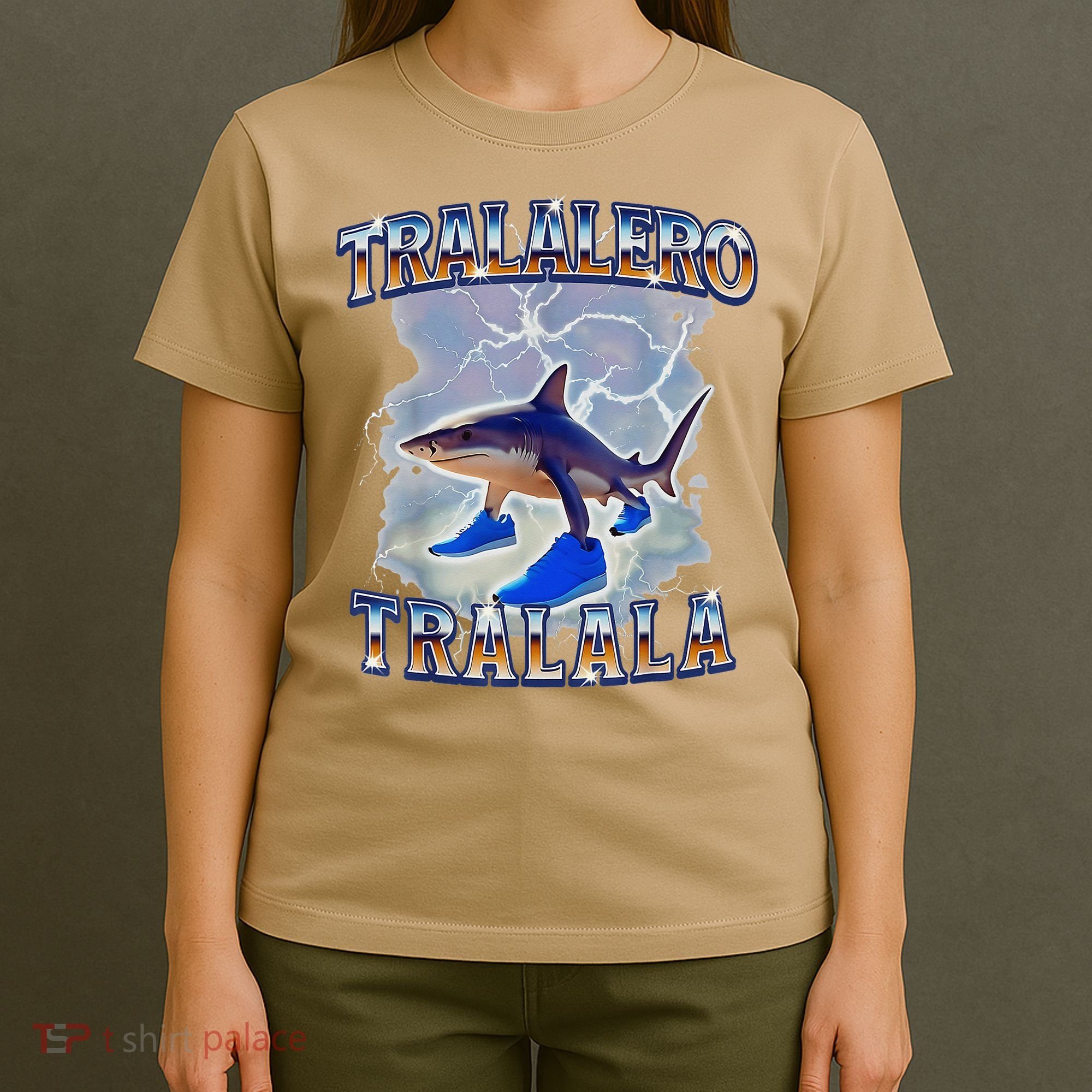 Tralalero Tralala Shark Meme Bootle T-Shirt