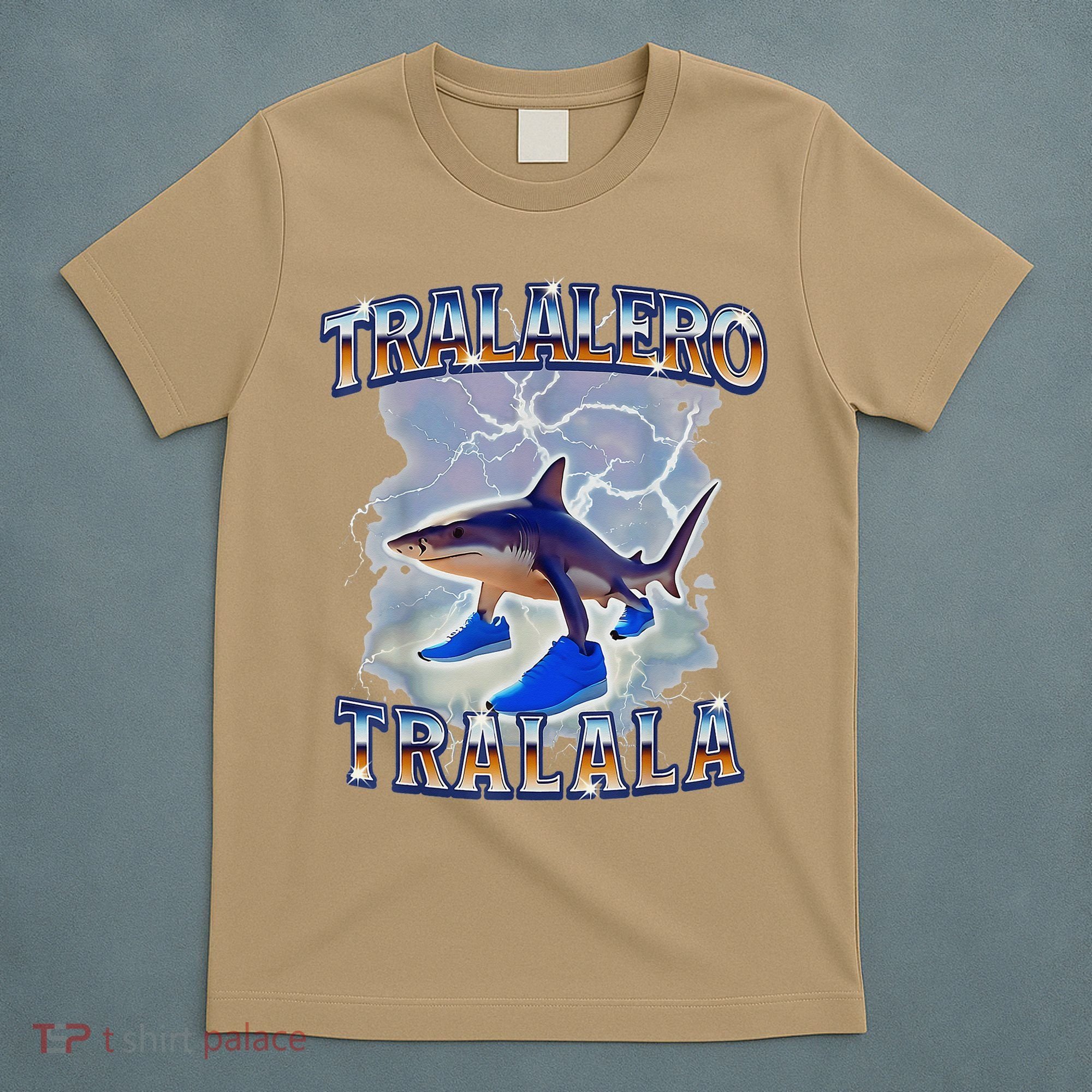 Tralalero Tralala Shark Meme Bootle T-Shirt