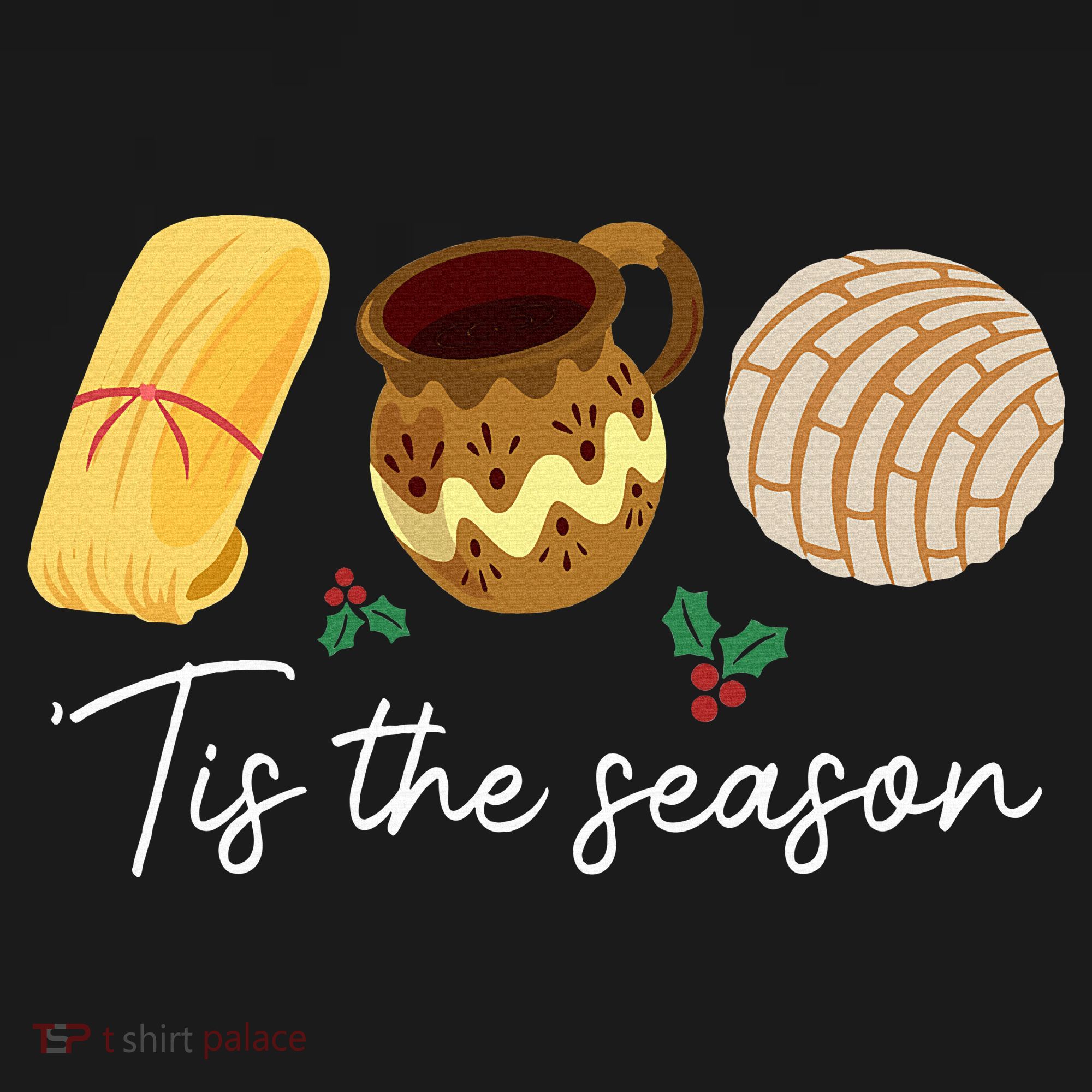 Tis The Season For Tamales Christmas Funny Mexican Women's Hoodie