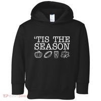 Tis The Season Football Fall Toddler Hoodie thumb 0
